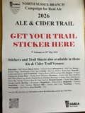 2026 Ale & Cider trail poster