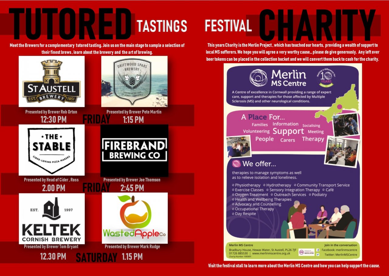 Falmouth Fest Tutored Tasting and Festival Charity