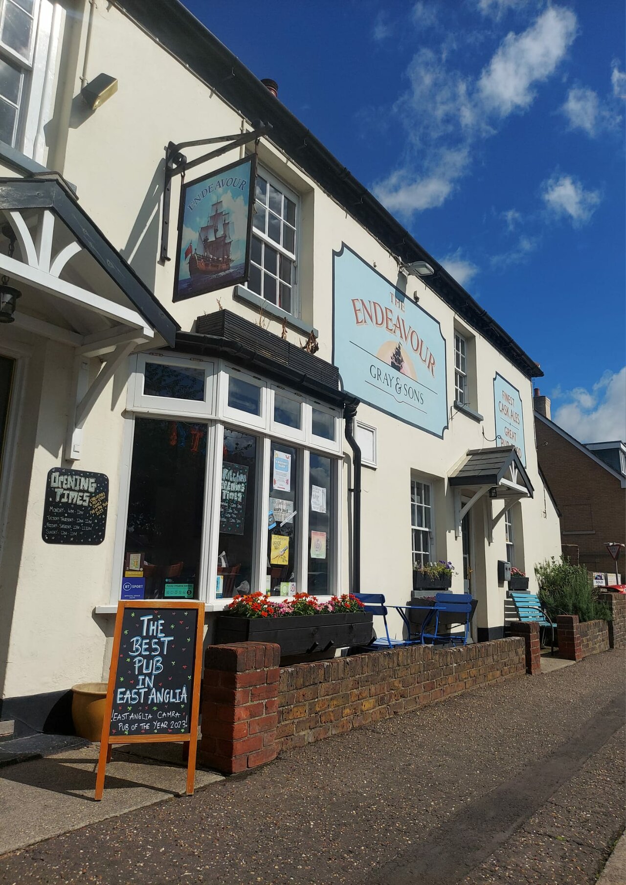 Endeavour, Springfield is East Anglia Pub of the Year 2023