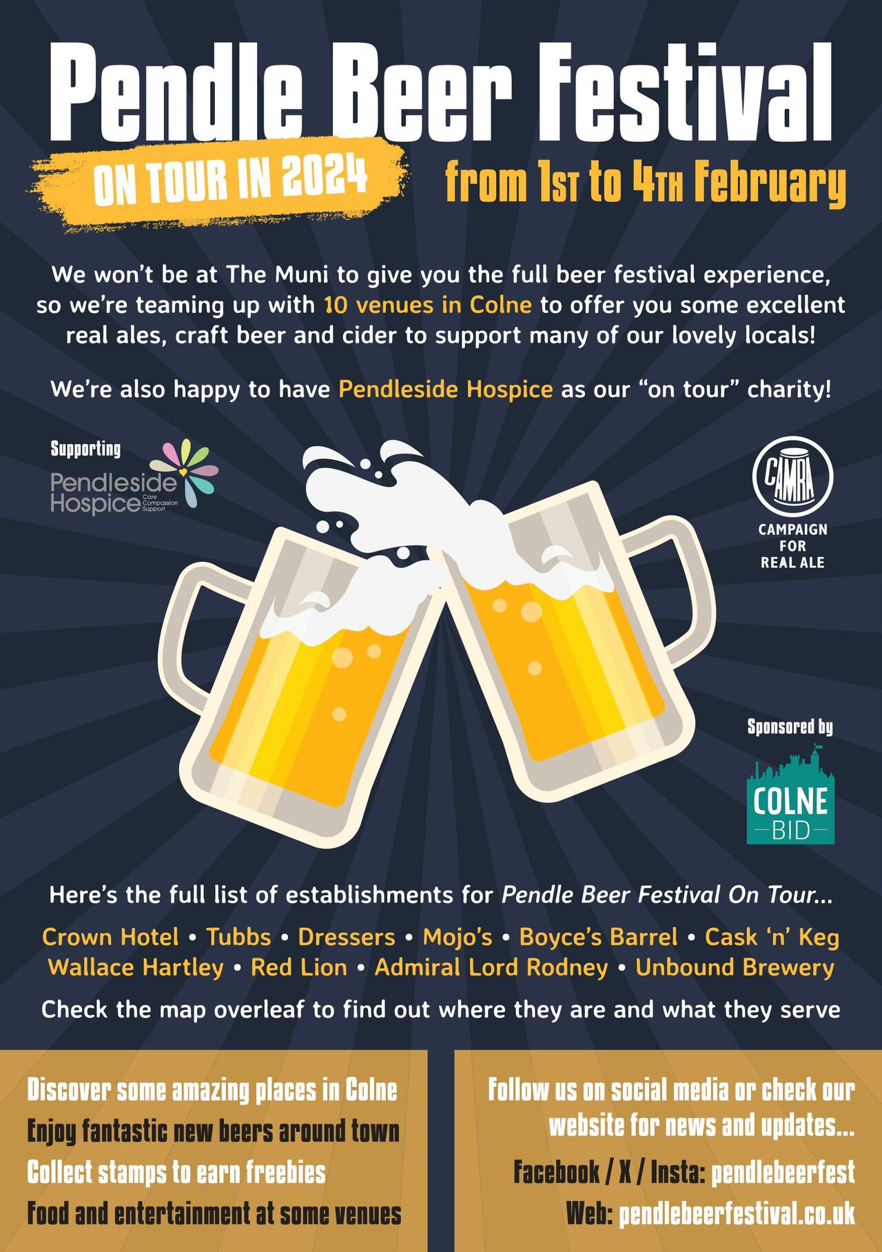 Pendle Beer Festival 2024 "On Tour" East Lancs Branch CAMRA