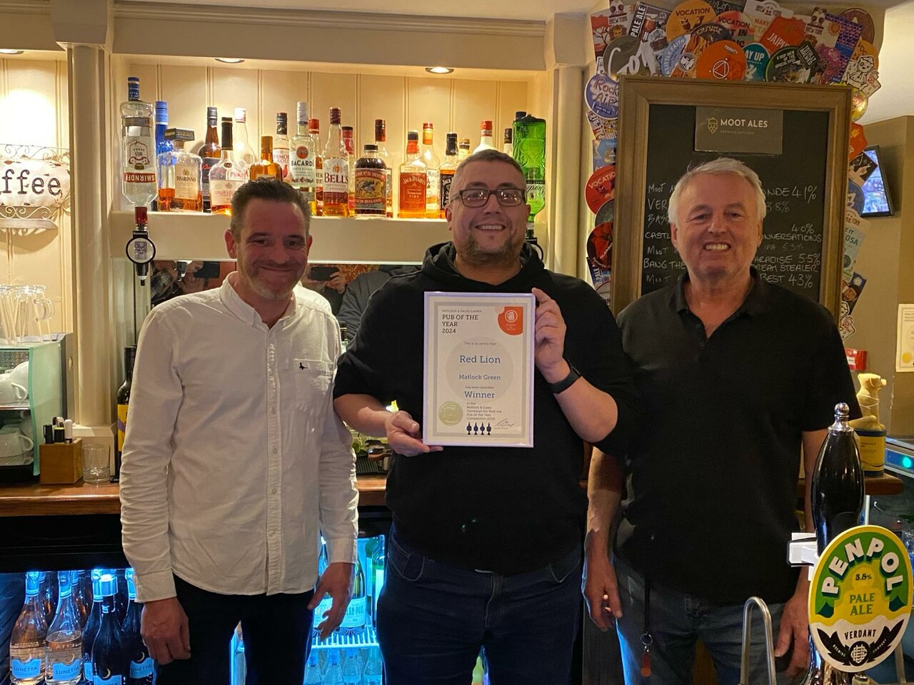 Pub of the Year 2024 Red Lion Matlock Green