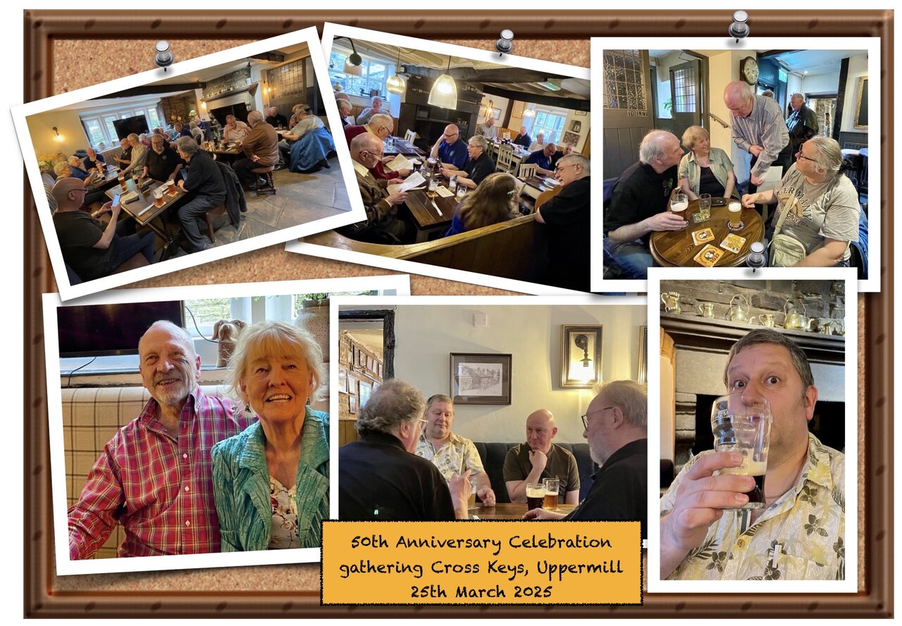Photos from 50th Anniversary lunch, Cross Keys, Uppermill 25 March 2025 Photos from 50th Anniversary lunch, Cross Keys, Uppermill 25 March 2025