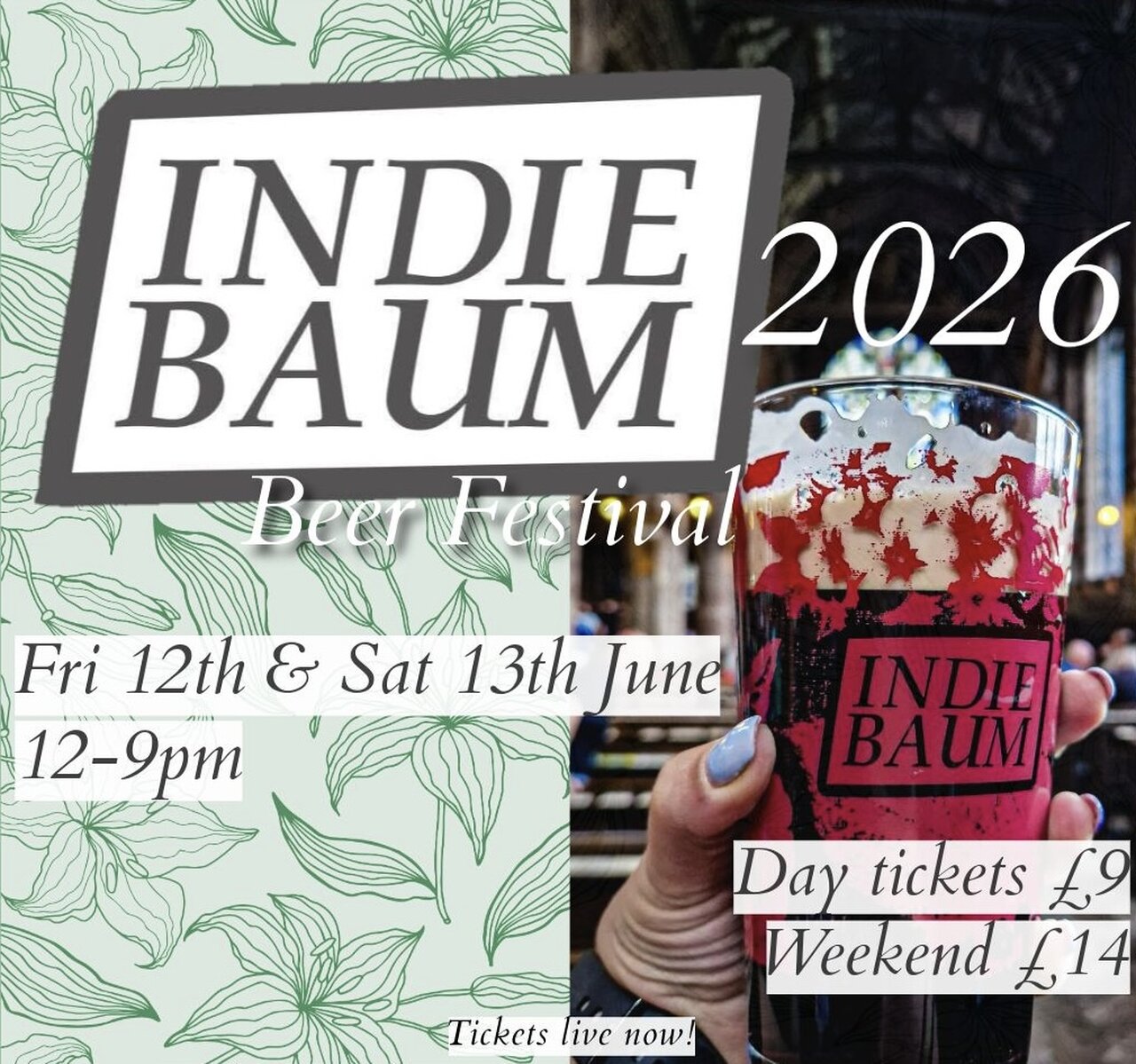 Indie-Baum 2 poster 12 & 13 June 2026