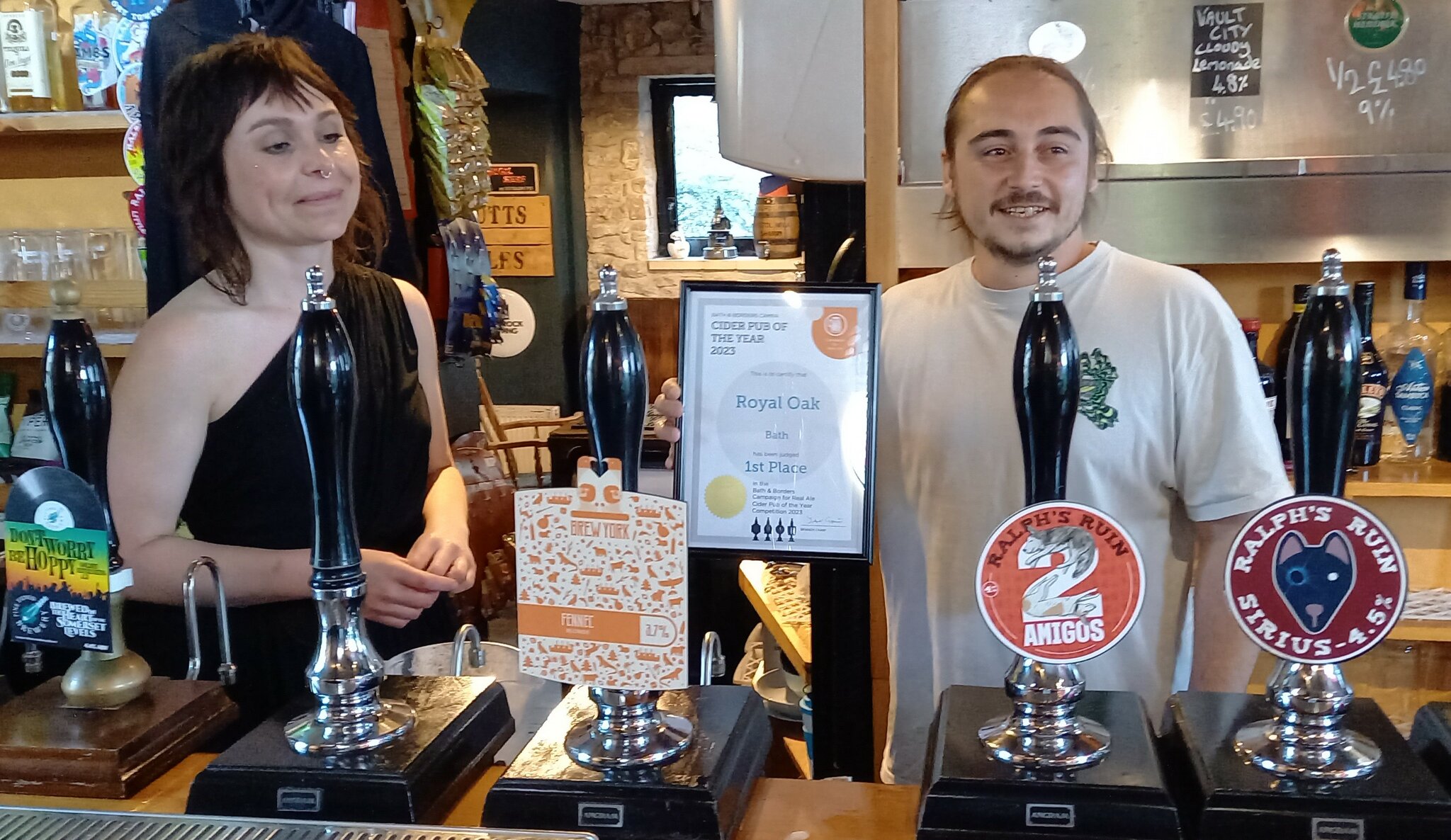 Cider Pub of The Year 2023 Bath & Borders CAMRA