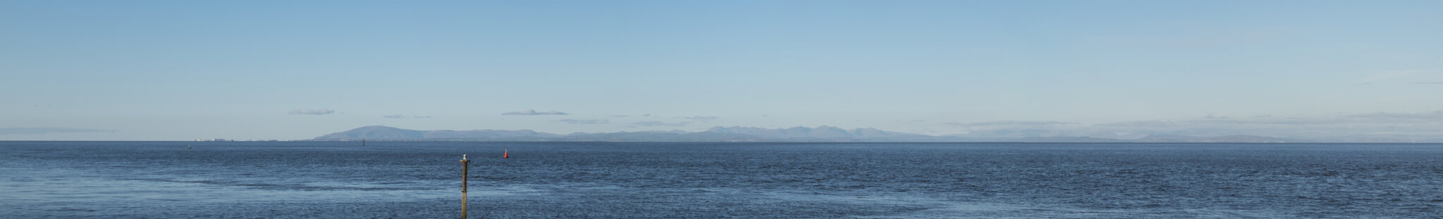 Panorama of the Furness Peninsula from Fleetwood