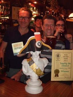 Celebrations at Tapping The Admiral