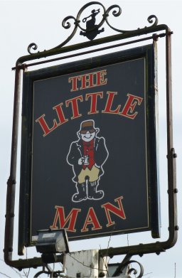 Little Man Wettenhall pub sign