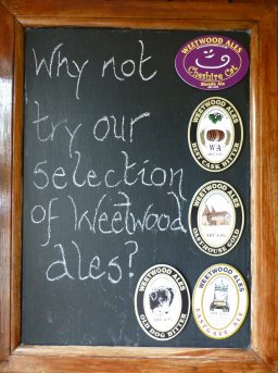 Beer Board
Old Boot Inn
Willington
2014 - 06 - 21