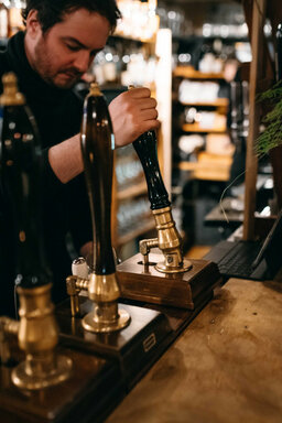 Cask handpumps (photo courtesy of Amelia Claudia)