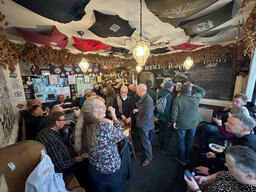 Wide angle shot of Bouncilg Barrel interior