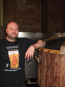 Angelo Scarnera proud of Brew Wharf and proud of Pigs Ear
