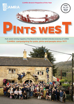 The front cover of the Spring 2026 edition of Pints West, number 145