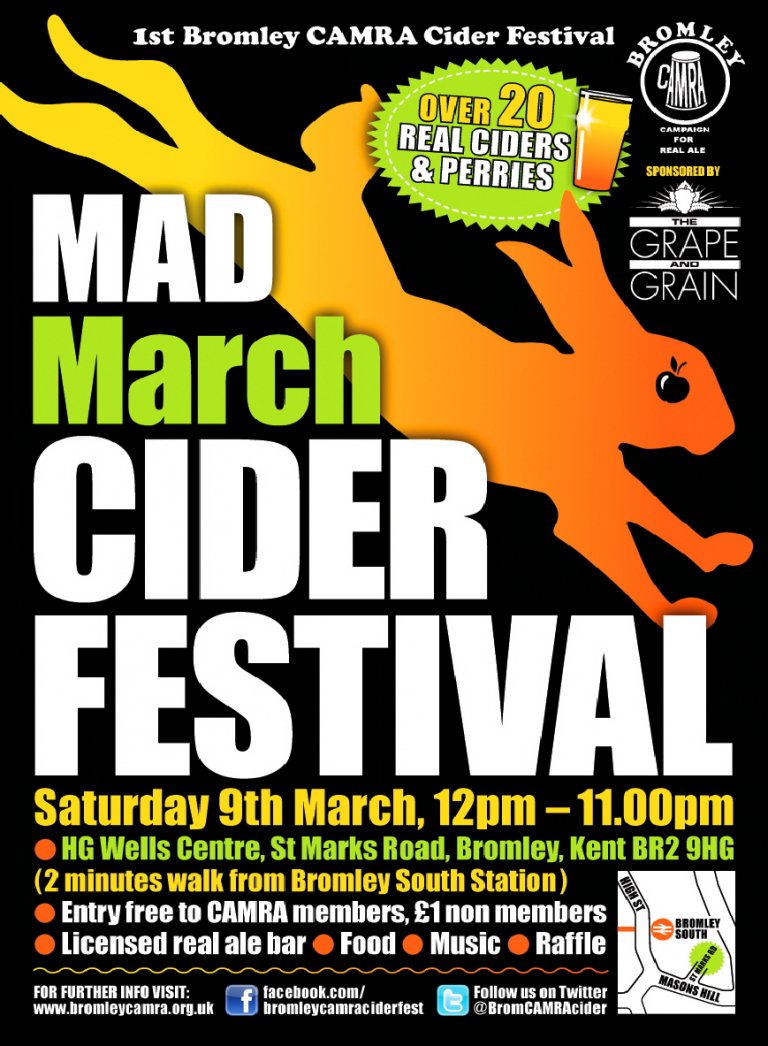 Bromley CAMRA brings real cider to the borough