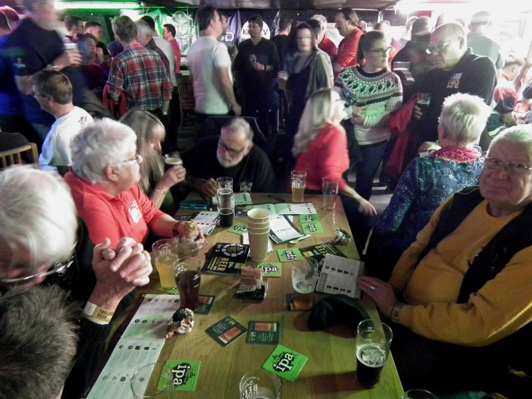 Celtic Beer Festival Tasting Table