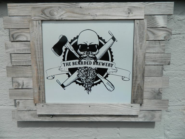 Bearded Brewery Sign