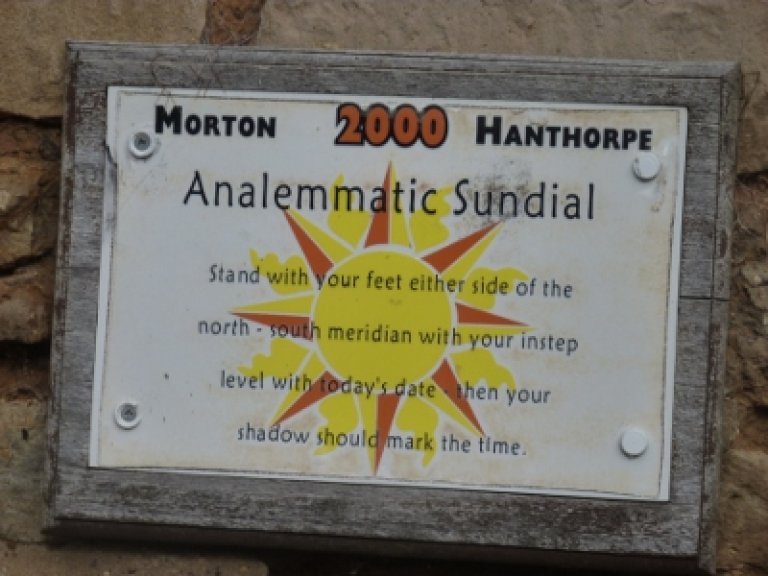 Instructions for the sundial at Morton