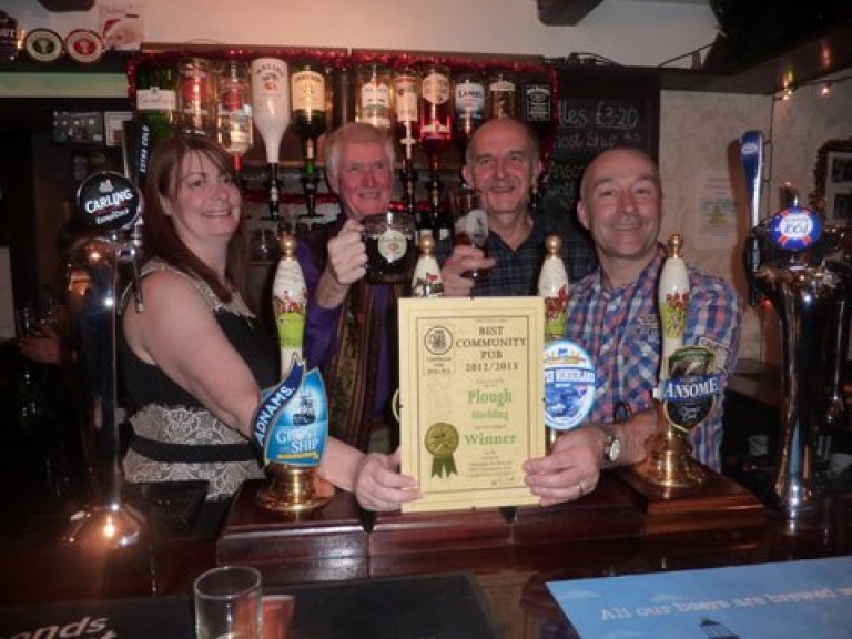 Plough, Horbling -  Best Community Pub Award