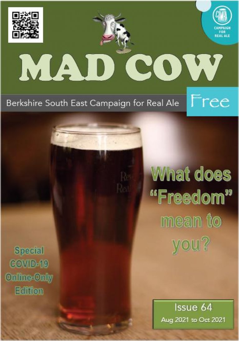 Cover page of issue 64 of the Mad Cow magazine