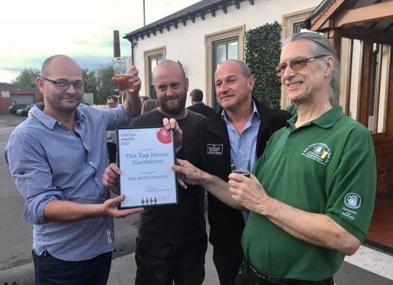 Wyre Forest CAMRA's Pub of the Summer 2021 award.