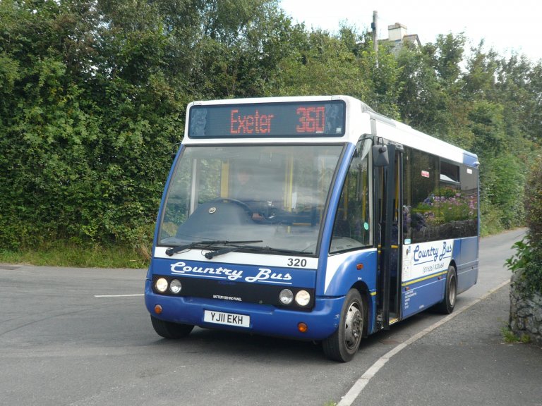 Exeter to Bridford bus