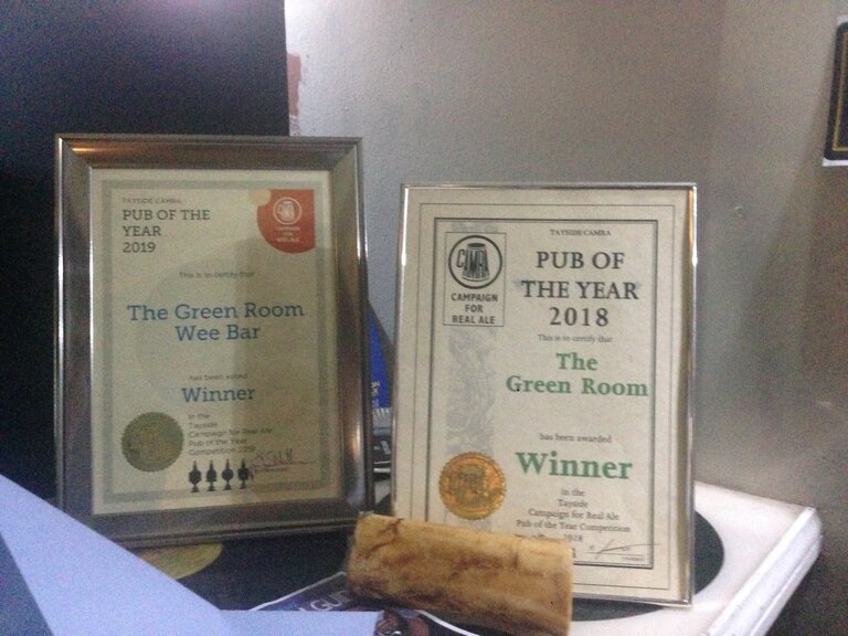 Sadly now closed, The Green Room (Wee Bar) was the winner in both 2018 and 2019.