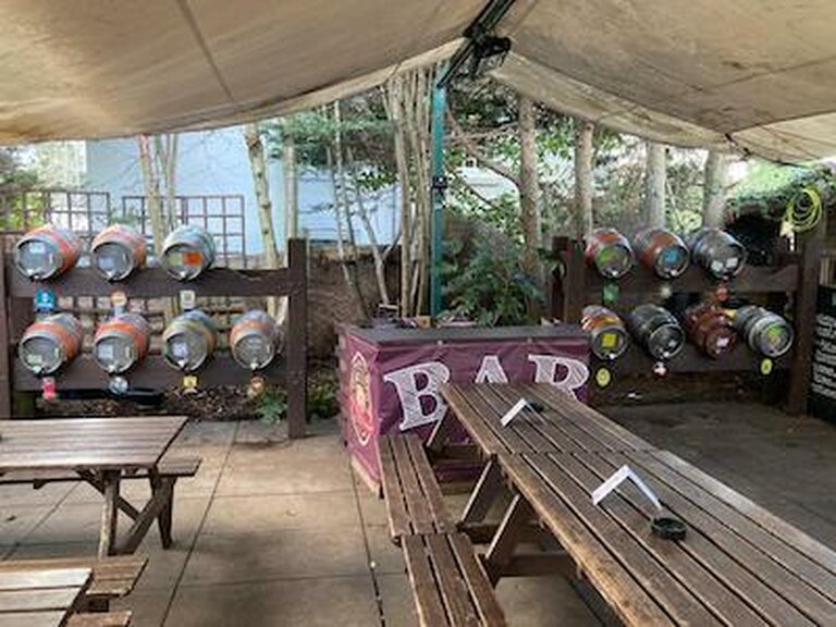 Happy Man Beer Festival set up March 2023