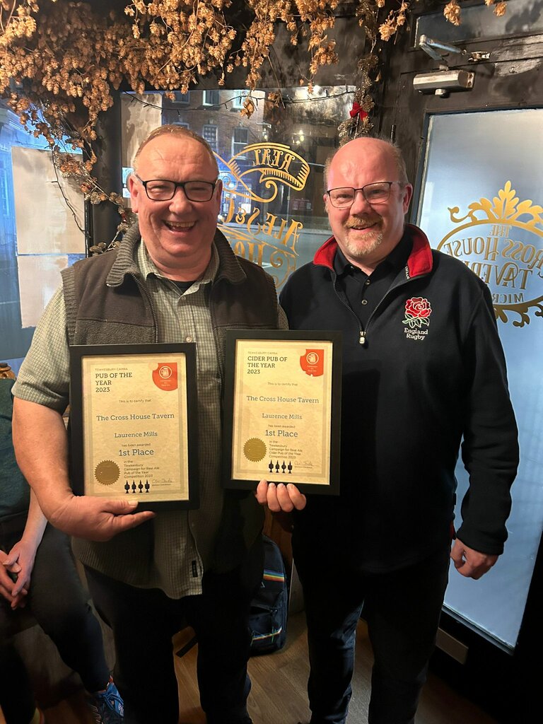 Pub Of The Year And Cyder Pub Of The Year 2023 - Tewkesbury CAMRA