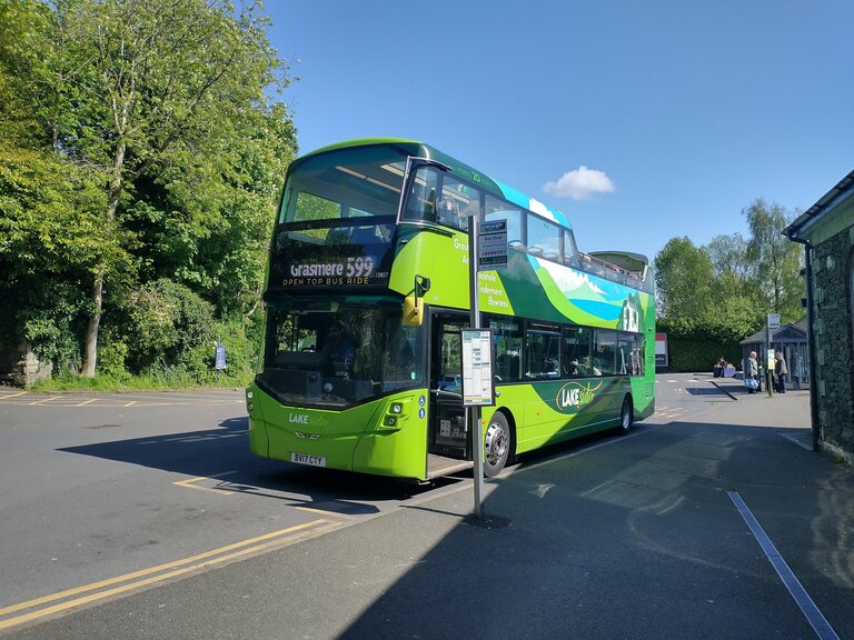599 Bus at Windermere, taken by David Brown
