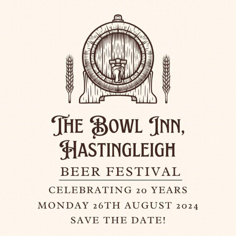 Bowl Inn Hastingleigh Beer Festival 26th August 2024