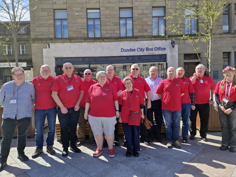 Photo of West Midlands CAMRA members at CAMRA AGB Dundee 2024