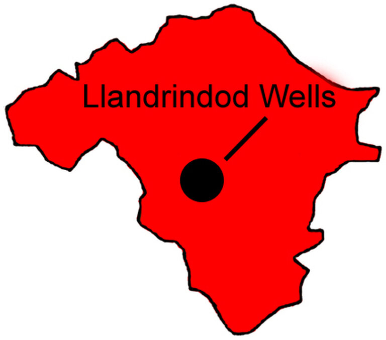 Llandrindod map