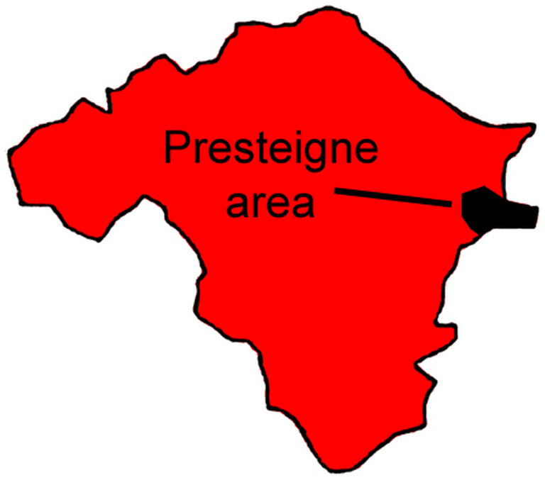 Presteigne map