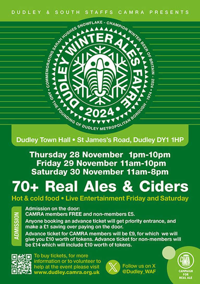 Dudley Winter Ales Fayre 2024