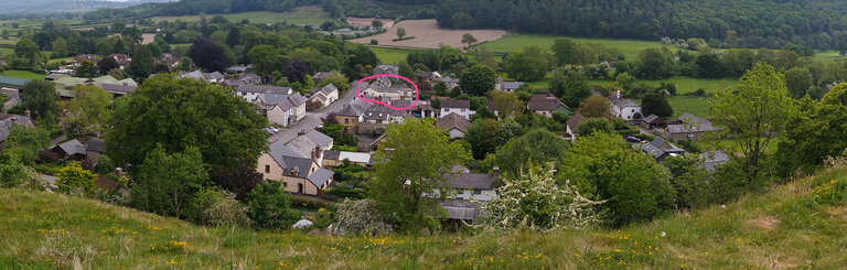 New Radnor from Castle Hill