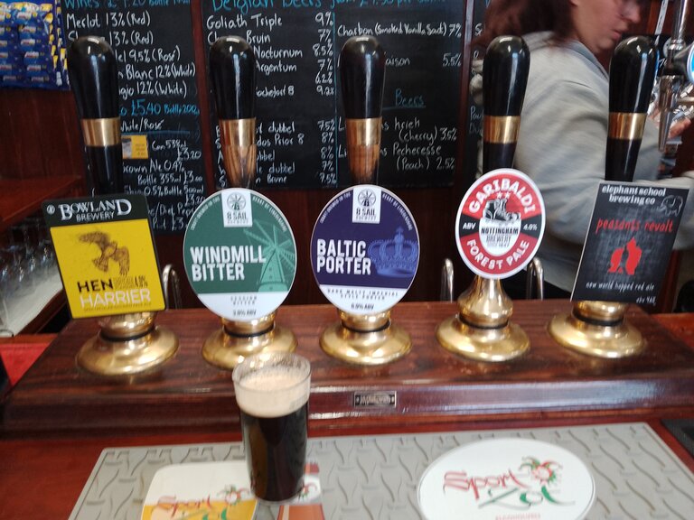 Beers on the bar