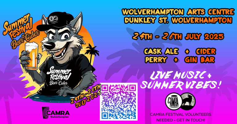 REAL ALE AND CIDER FESTIVAL WOLVERHAMPTON 2025