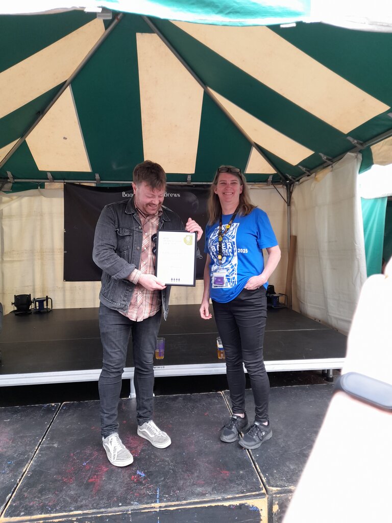 2024 Chorlton Beer Festival  awards - Fell Azimuth is a winner  (Azimuth is an homage to the original Hardknott Brewery, now sold no longer with us, and their Azimuth).