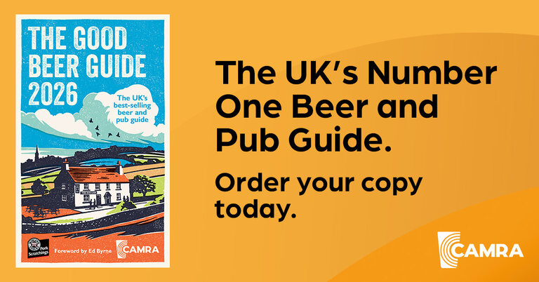 Good Beer Guide 2026 ad/banner