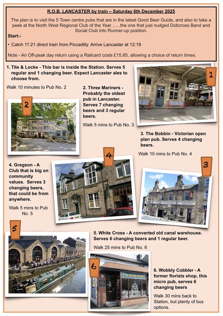 Lancaster by train Saturday 6 December graphic (corrected)