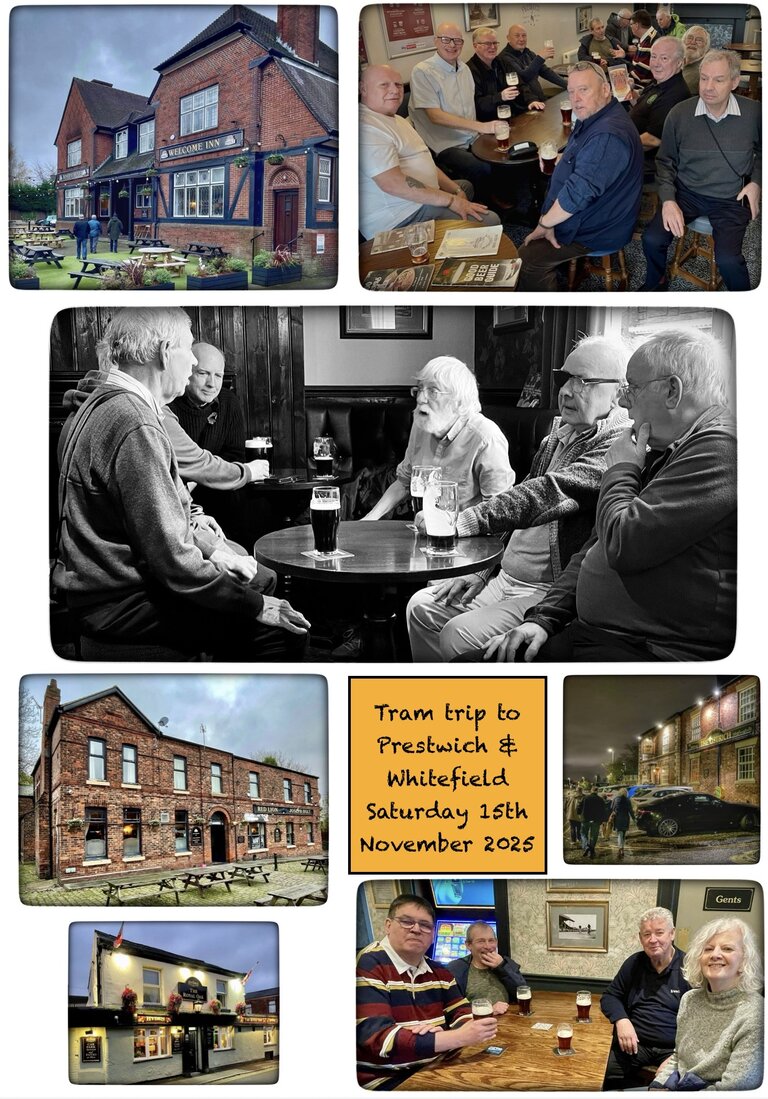 Tram Trip to Prestwich & Whitefield Saturday November 15th 2025 Tram Trip to Prestwich & Whitefield Saturday November 15th 2025