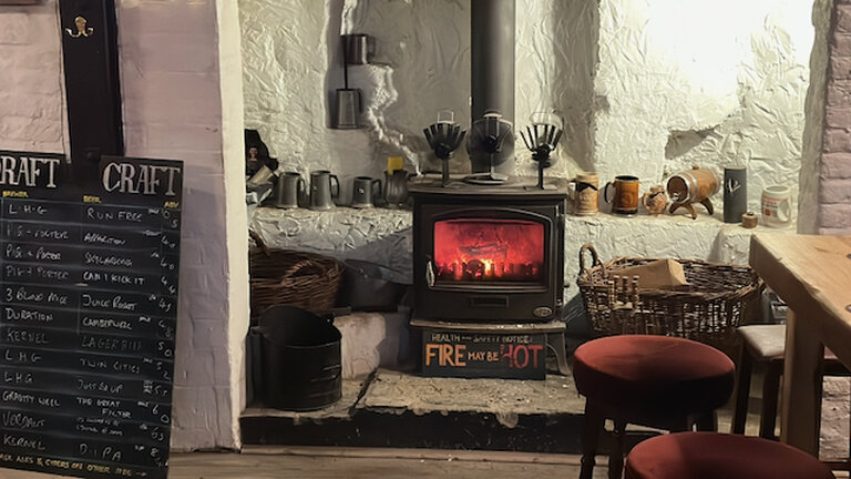 <p>Alway cosy when the fire's lit</p> <p>Alway cosy when the fire's lit</p>