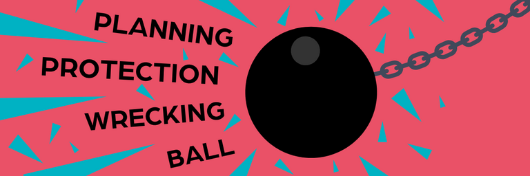 Planning Protection Wrecking Ball