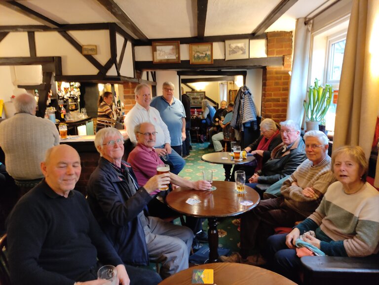 Fenland members at the Bell