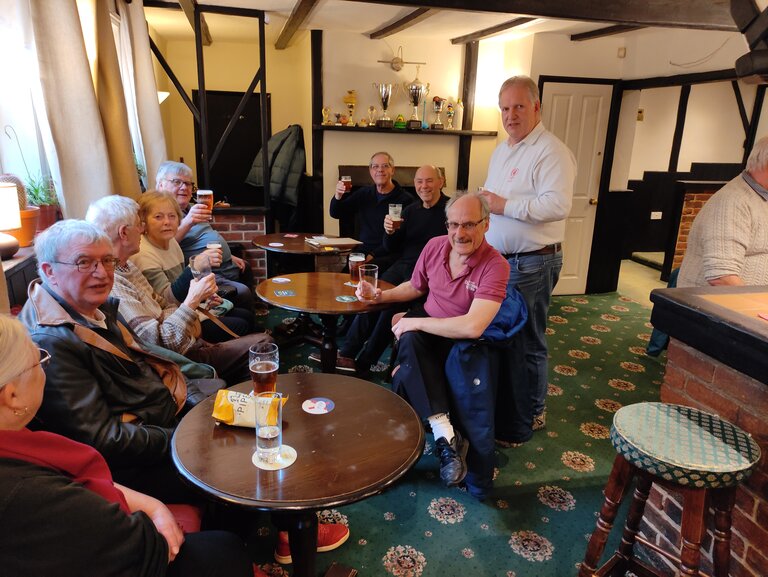 Members at the Bell Inn