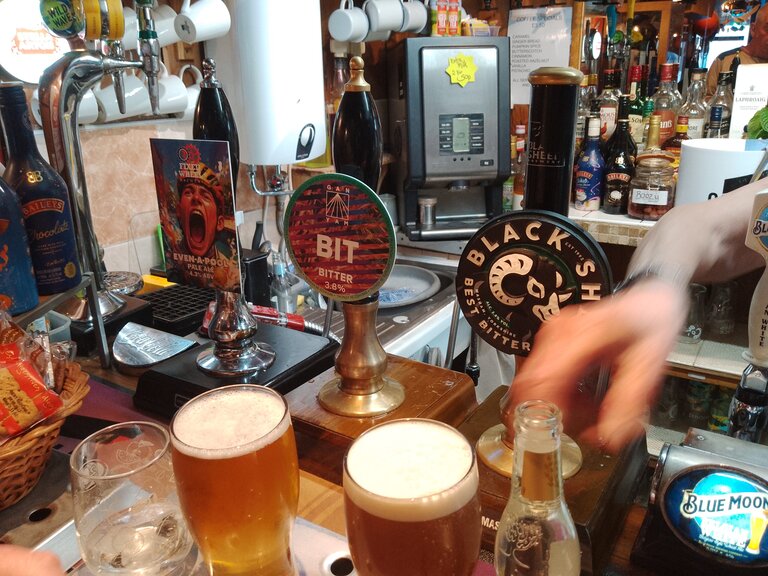 Beers at the Admiral Benbow Beers at the Admiral Benbow