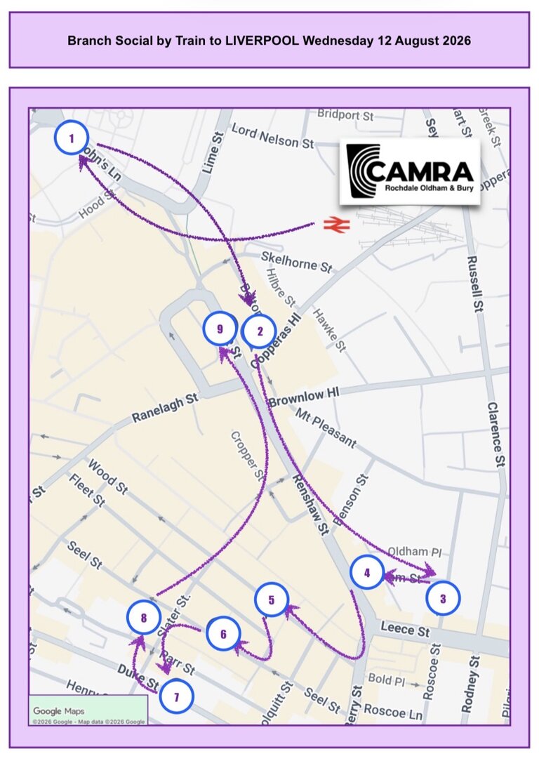 Liverpool Social Map Weds 12 August 2026