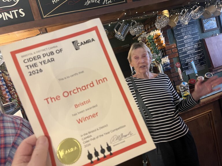 The Orchard Inn Cider Pub of the Year 2026 The Orchard Inn Cider Pub of the Year 2026