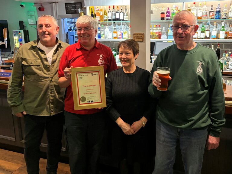 Club of the Year presentation  to the Ashford