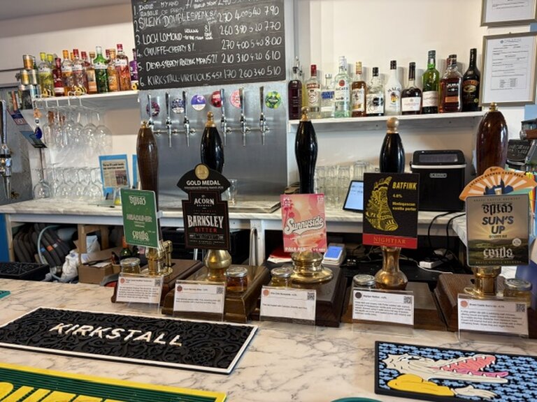 A selection of real ales on offer at Three B's Micropub, Bridlington. A selection of real ales on offer at Three B's Micropub, Bridlington.