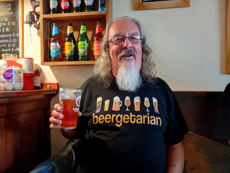 Andy at the Harp Inn 18 08 2026